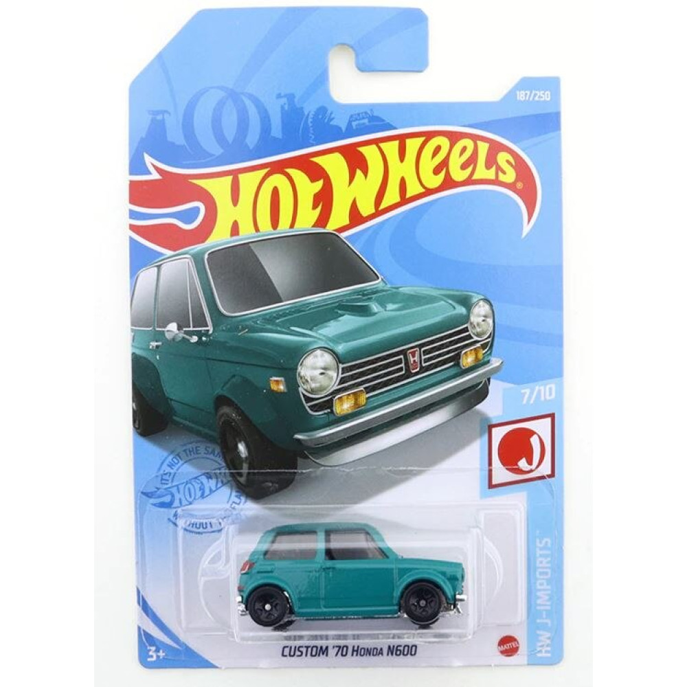 Машинка Hot Wheels Custom '70 Honda N600 (2021 Базовая - HW J